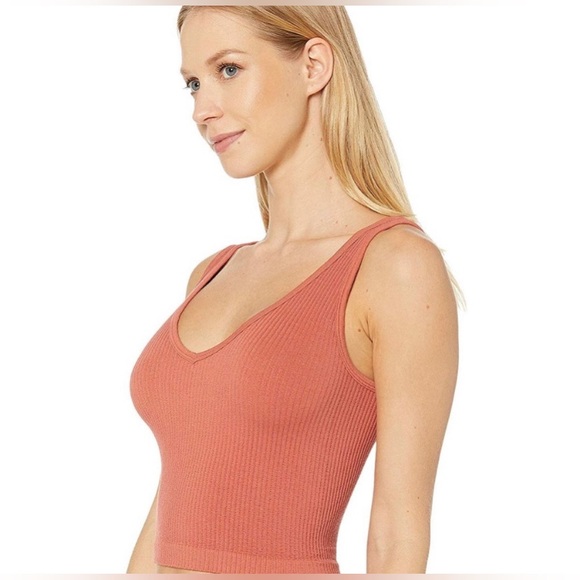 NWT Free People FP Intimately Solid Rib Brami Crop Top - Picture 4 of 10